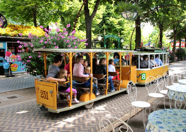 Tivoli isn't huge, but it's big enough to deserve a trolley.