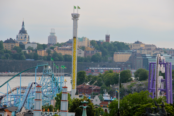grona lund skansen view