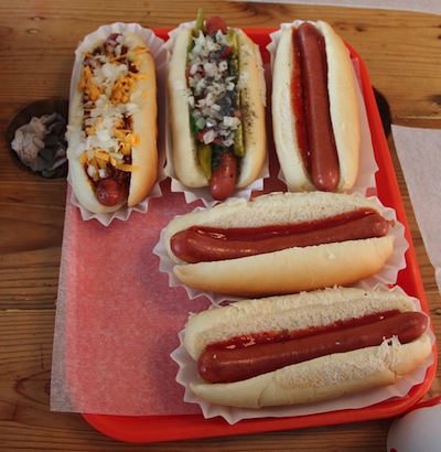 Hot dogs from Good Dog in Chattanooga, Tennessee Hot dogs from Good Dog in Chattanooga, Tennessee