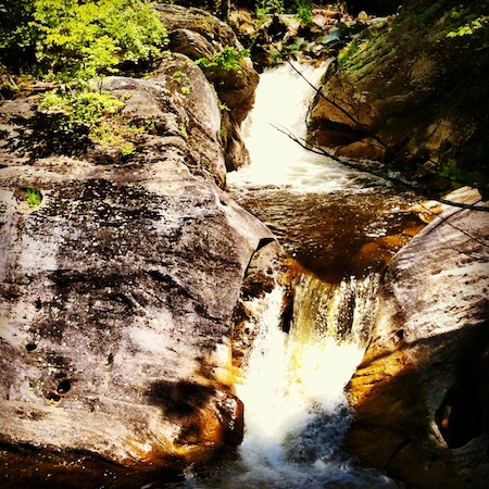 There is something hypnotizing about a waterfall. This one is at Kent Falls State Park in Connecticut.