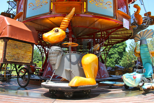 The rabbit on the Carousel of Fairy Tales. #switzerland