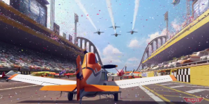 Lucky Kids Pre-Screen Disney’s Planes Onboard a KLM Plane